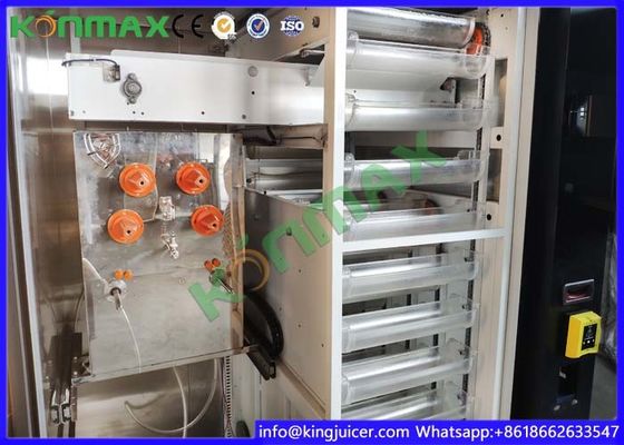 Distributore automatico di recente schiacciato automatico del succo d'arancia di Sterilazation dell'ozono con affissione a cristalli liquidi Nfc