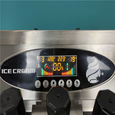 macchina del gelato di 3200W Gelato pre il gelato molle del sistema di raffreddamento che fa macchina