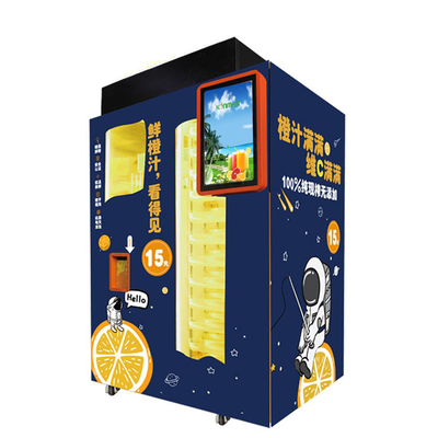 Distributore automatico del succo d'arancia di pagamento con carta di credito con la funzione automatica di pulizia