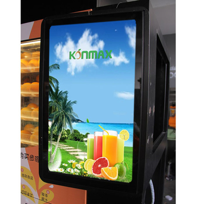 Sistema arancio di Juice Vending Machine With Cooling di pagamento della nota