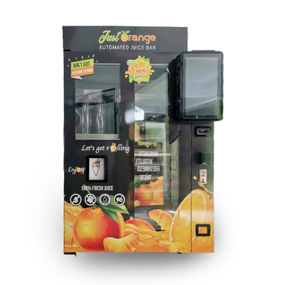 Sistema arancio di Juice Vending Machine With Cooling di pagamento della nota