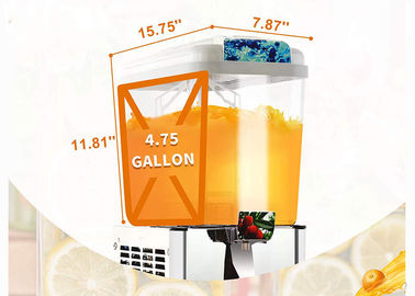 Erogatore freddo automatico della torre della bevanda del succo d'arancia dell'erogatore della bevanda dell'attrezzatura del buffet