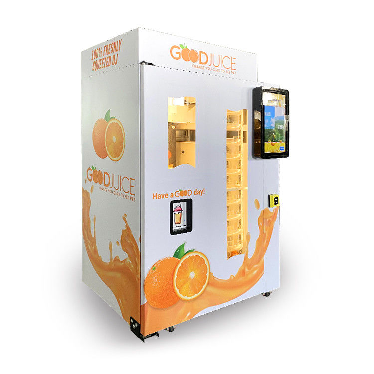 Distributore automatico fresco del succo d'arancia dell'Arabia Saudita con il sistema di sterilizzazione dell'ozono