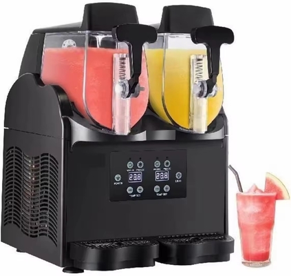 quality 3Lx2 Tank Slushie Machine Home 370W Commercial Slush Puppie Machine per bevande surgelate pulizia automatica factory